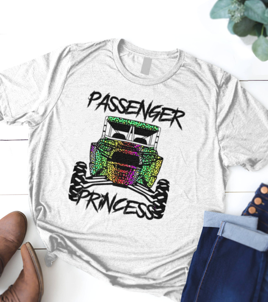 Passenger Princess Colorful Off-Road UTV T-Shirt