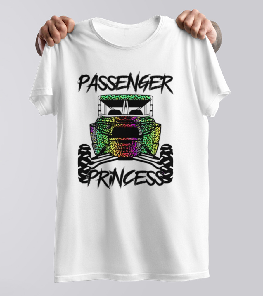 Passenger Princess Colorful Off-Road UTV T-Shirt
