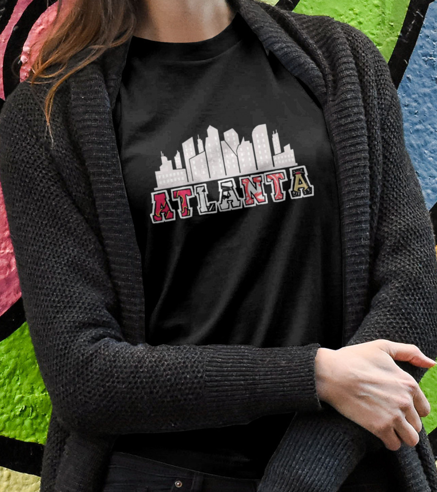 Atlanta Skyline City Sport Team Atlanta T-Shirt