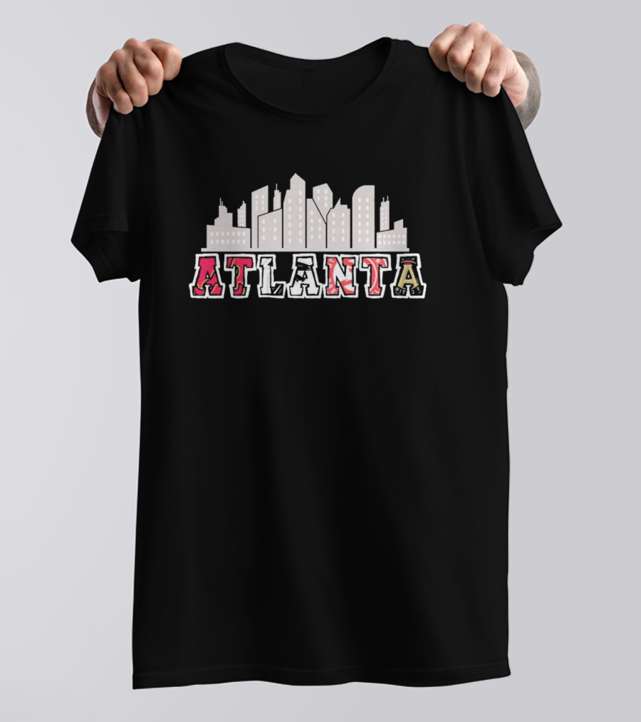 Atlanta Skyline City Sport Team Atlanta T-Shirt