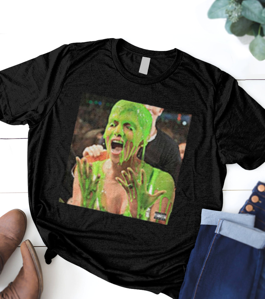 Drake Slime You Out Album Cover Green Slime Woman T-Shirt