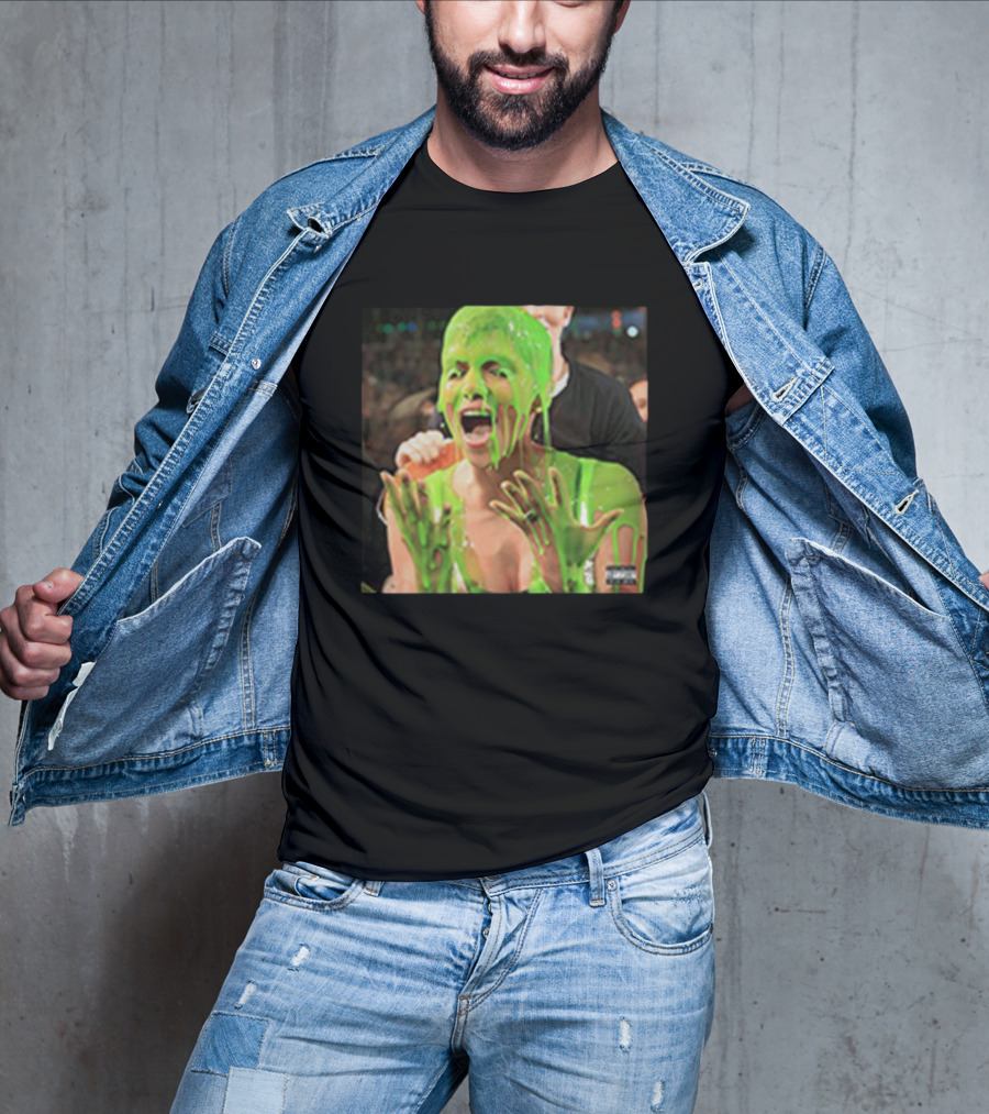 Drake Slime You Out Album Cover Green Slime Woman T-Shirt