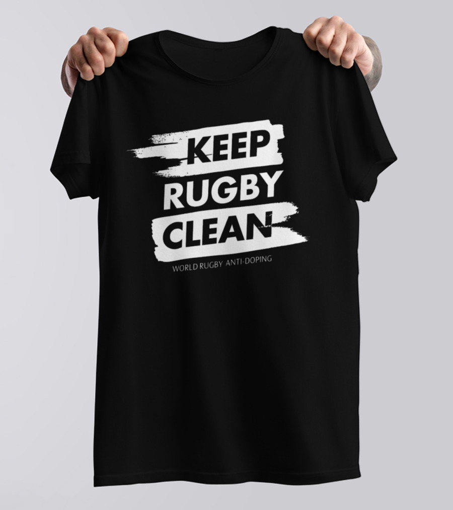 KEEP RUGBY CLEAN WORLD RUGBY ANTI-DOPING T-Shirt