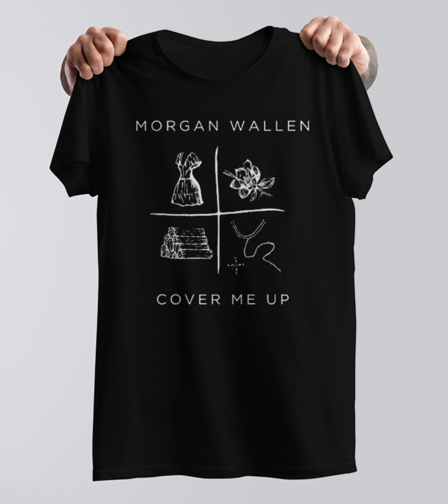 Morgan Wallen Cover Me Up Dress Flower Logs River Quadrants T-Shirt