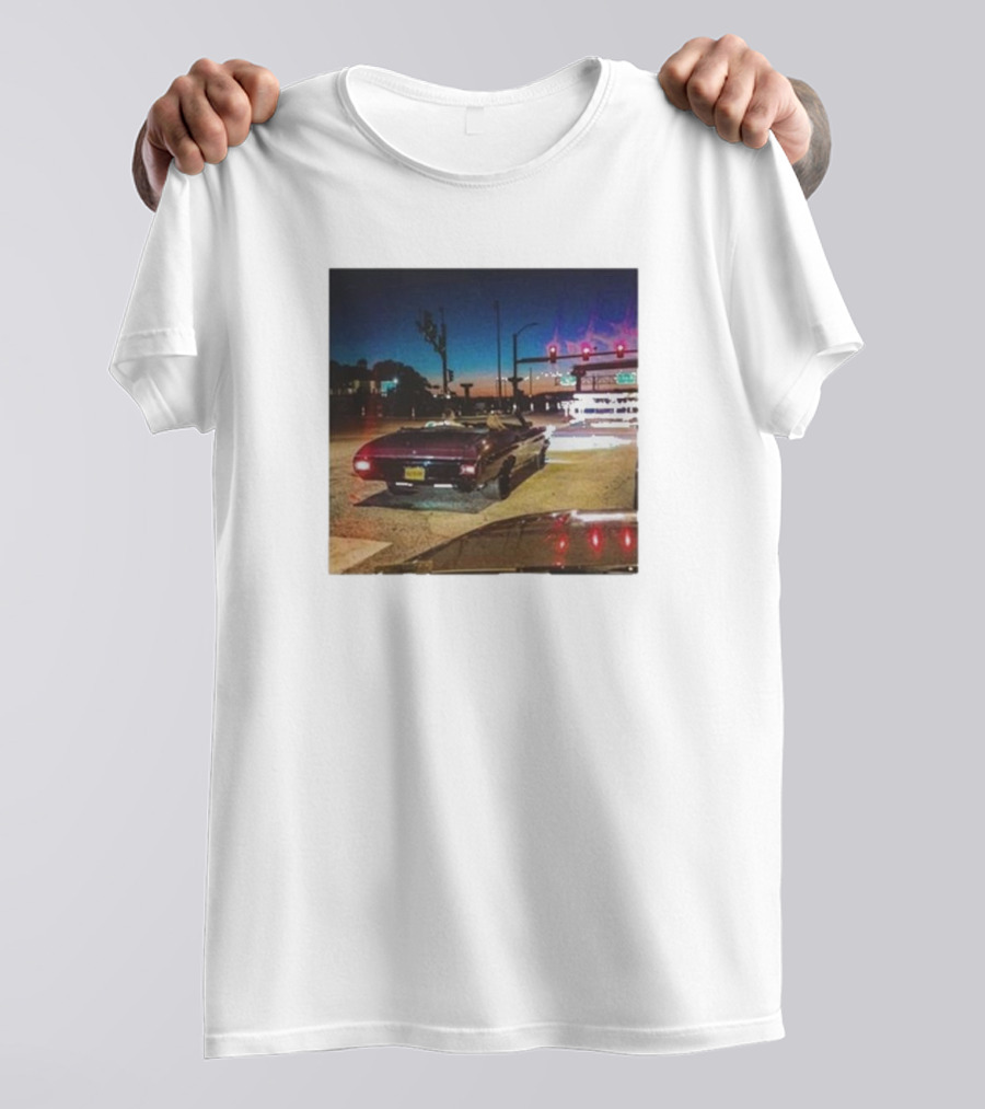 Intheclutch Bad Blood Taylor Night Drive Vintage Car Scene T-Shirt