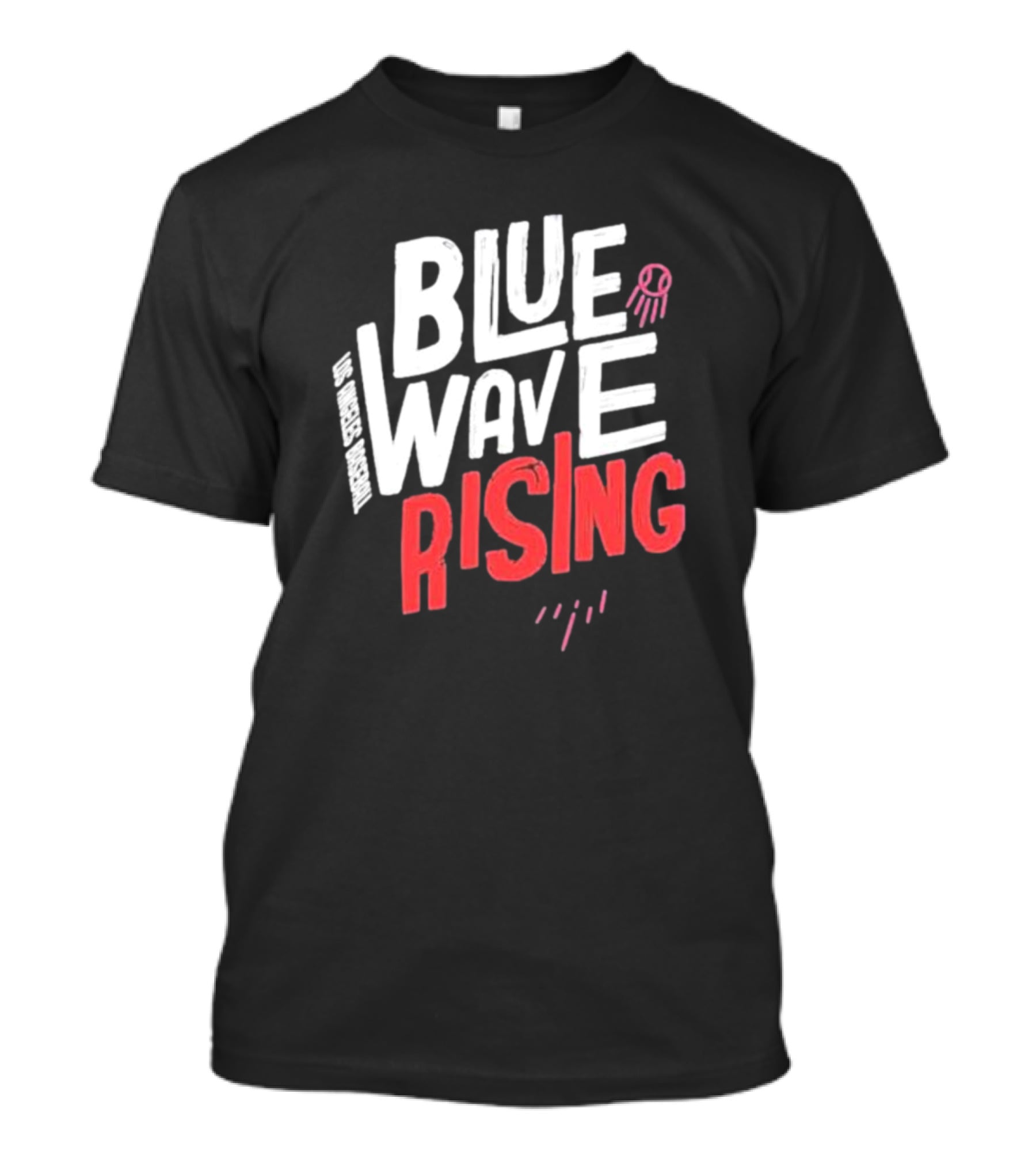 Los Angeles Original Blue Wave Rising T-Shirt