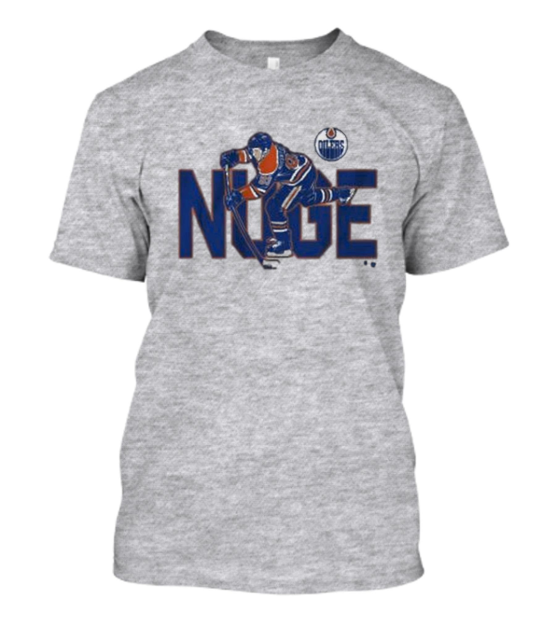 Ryan Nugent-Hopkins Edmonton Oilers NUGE Hockey Player Action T-Shirt