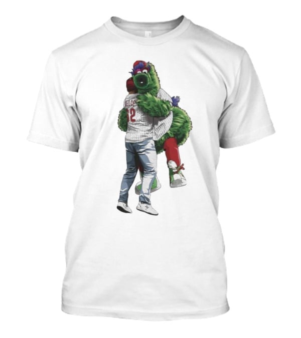 Travis Kelce Jason Kelce Philadelphia Phillies Philadelphia Eagles Football T-Shirt