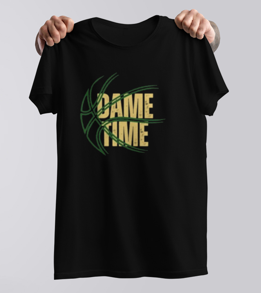 Damian Lillard Dame Time Basketball Bucks T-Shirt