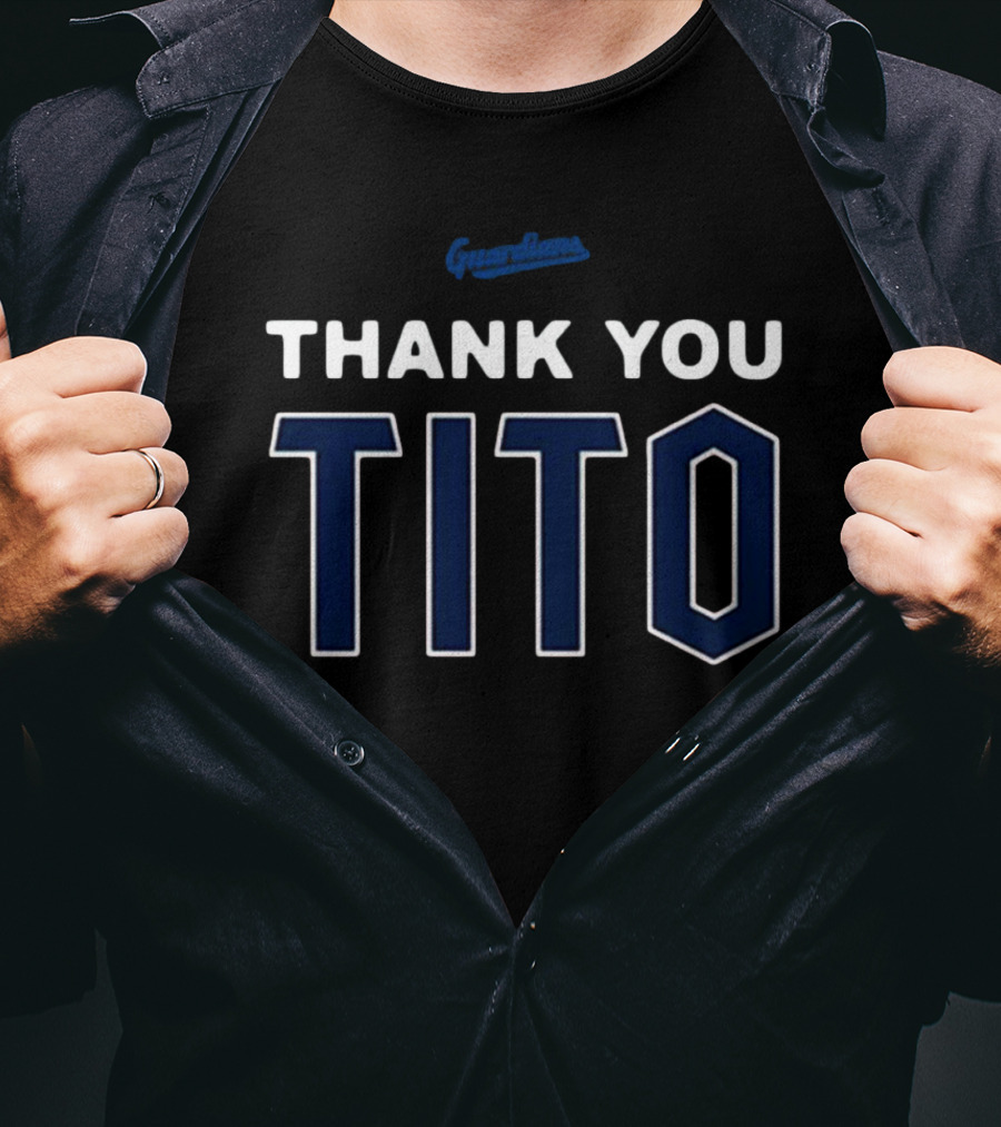 Guardians Thank You Tito Terry Francona T-Shirt