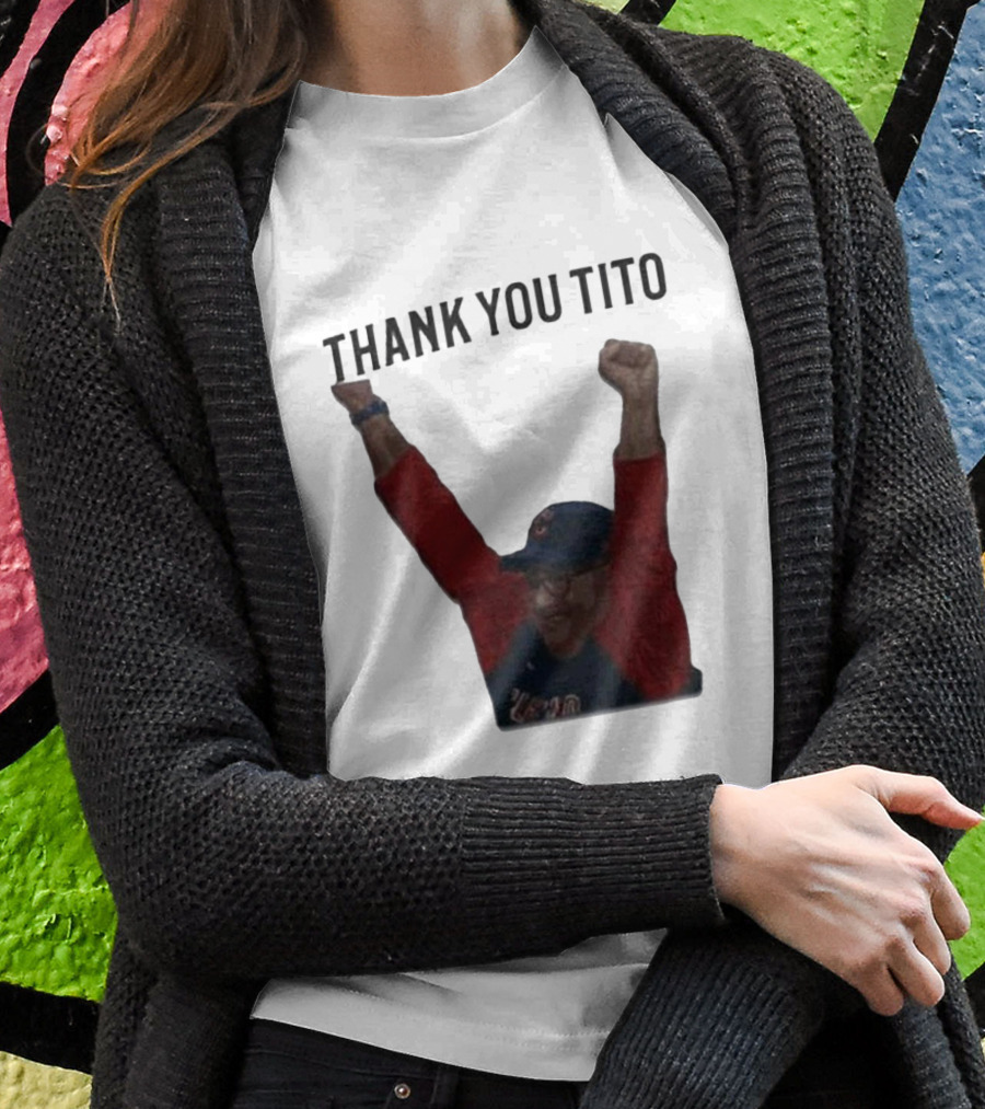 Thank You Tito Guardians Baseball T-Shirt