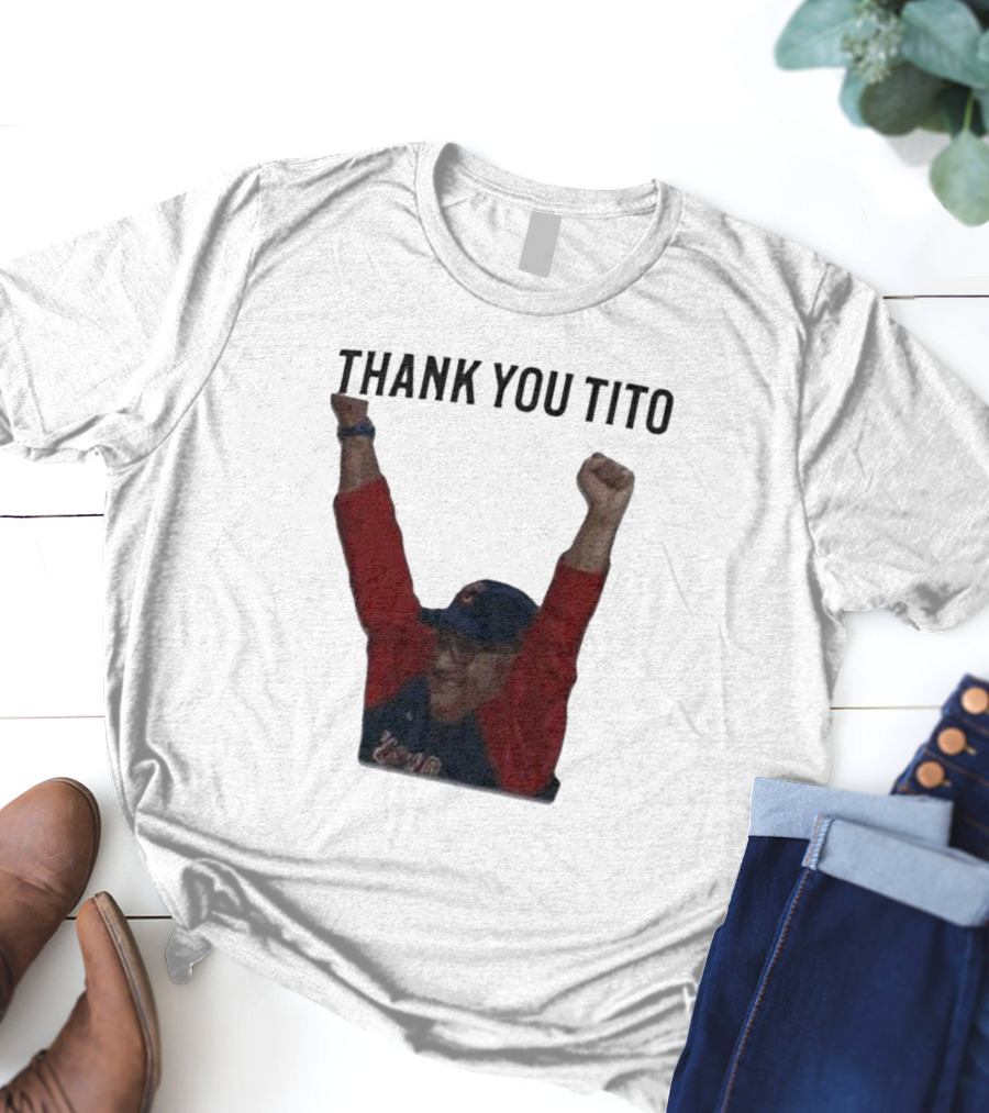 Thank You Tito Guardians Baseball T-Shirt