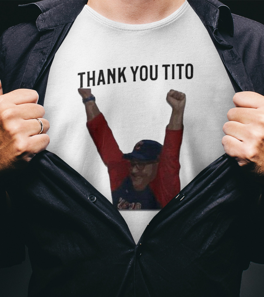 Thank You Tito Guardians Baseball T-Shirt