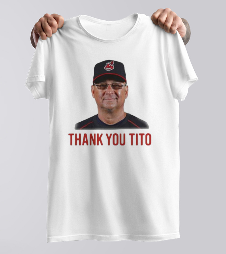 Thank You Tito Terry Francona Farewell Cleveland Indians T-Shirt