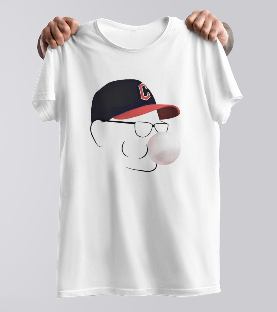 Terry Francona Tito Bubblegum C Logo Hat T-Shirt