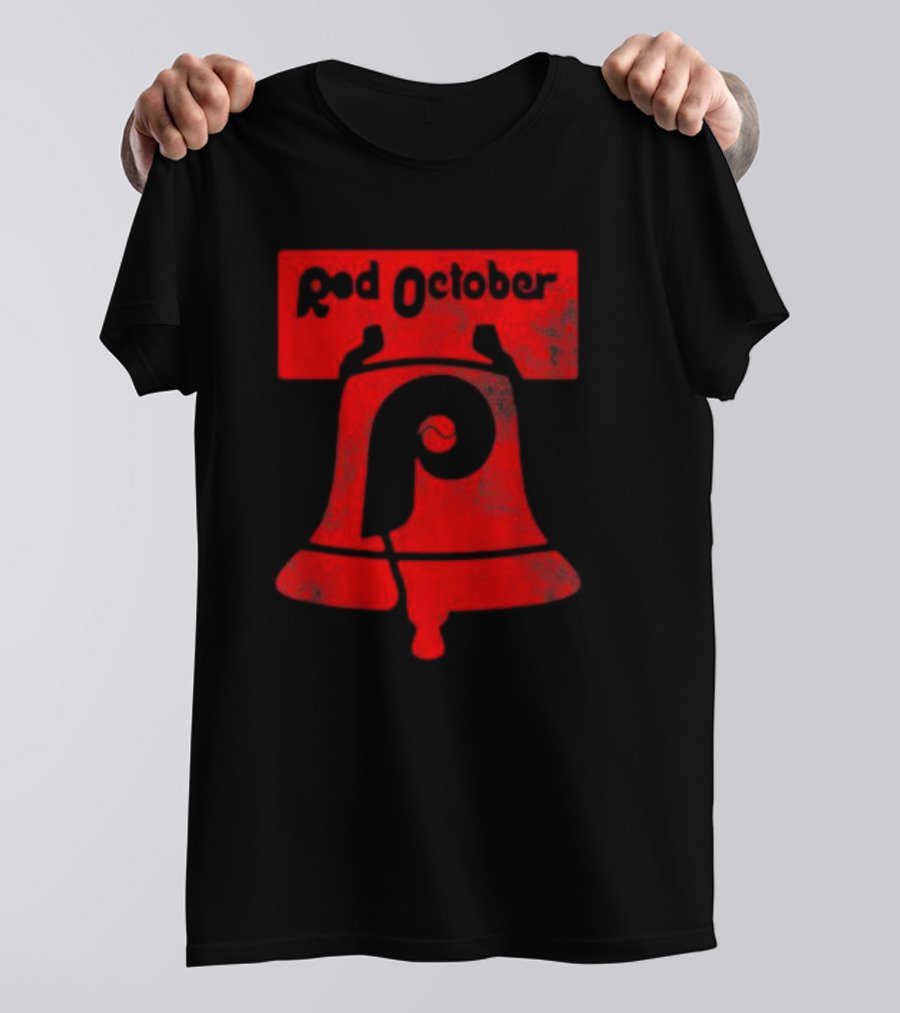 Red October Philadelphia Bell Vintage Phillies T-Shirt