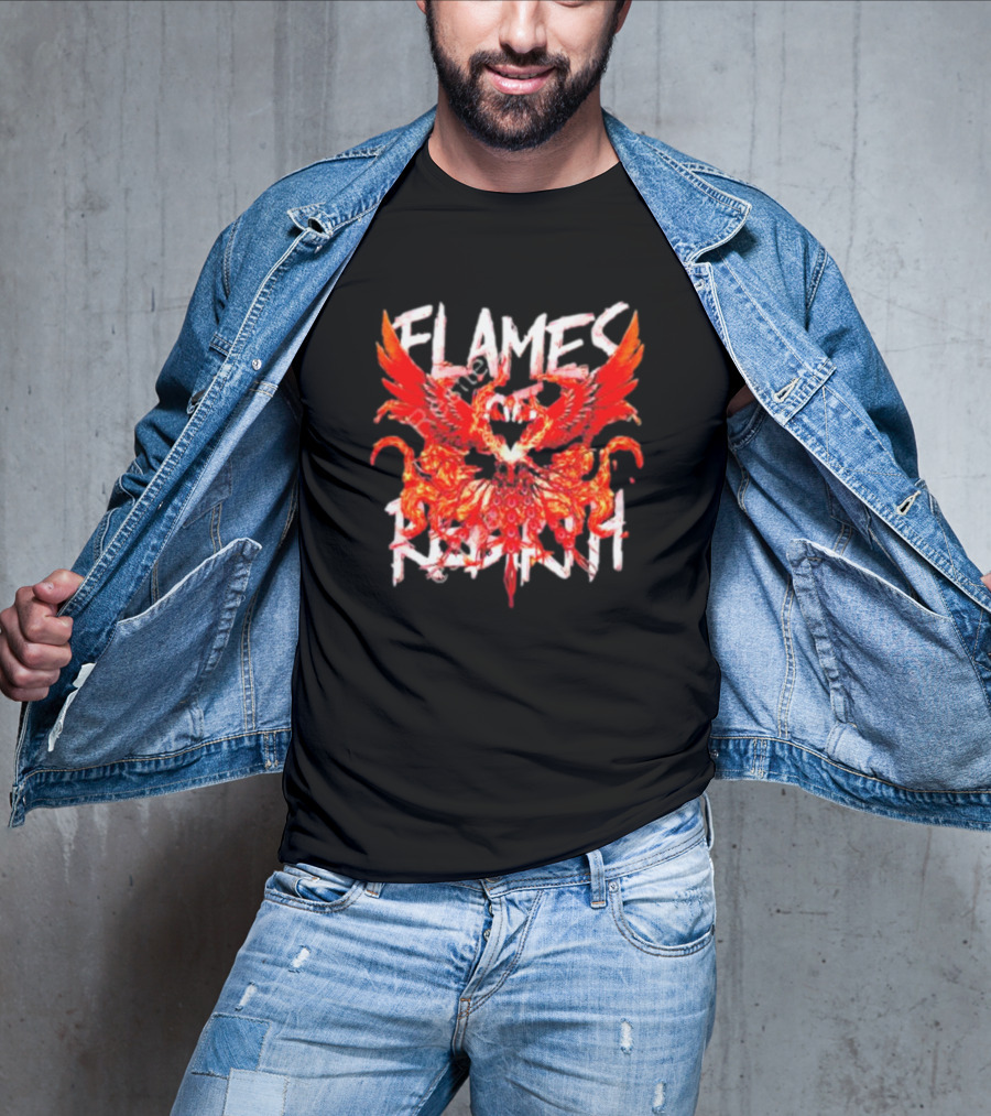 Flames Of Rebirth Phoenix Fire T-Shirt