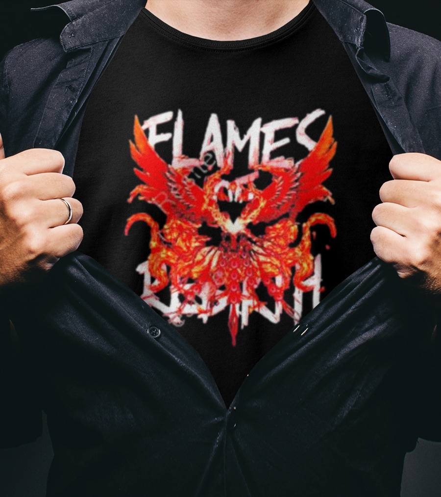Flames Of Rebirth Phoenix Fire T-Shirt