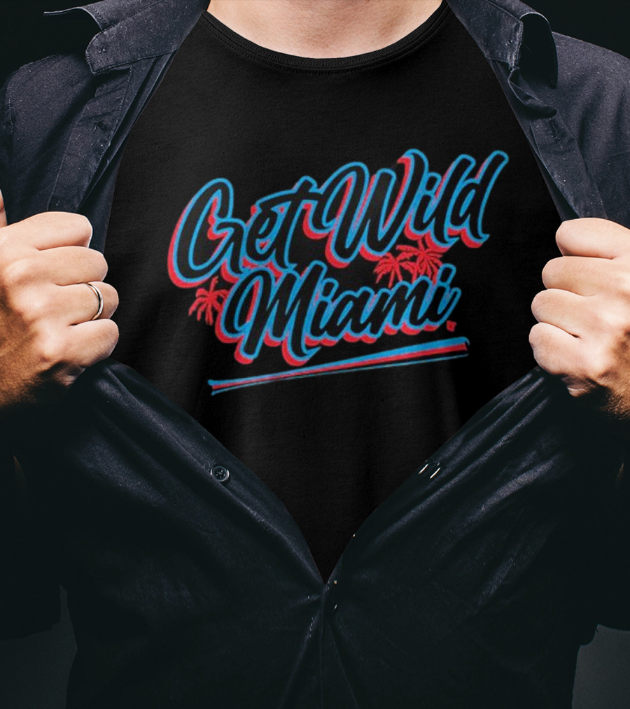 Get Wild Miami Palm Tree Vibe 2003 Season T-Shirt