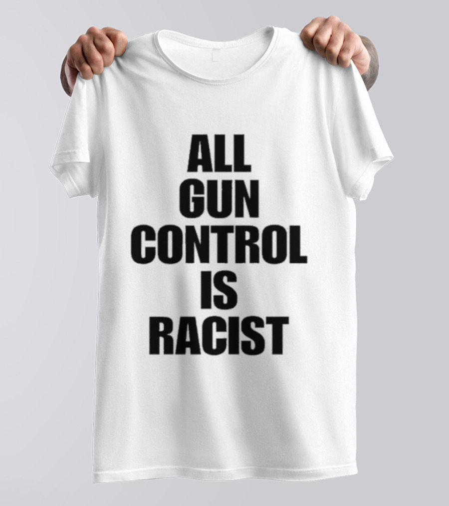 Black Patriot Vet All Gun Control Is Racist T-Shirt