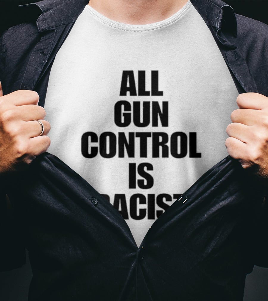 Black Patriot Vet All Gun Control Is Racist T-Shirt
