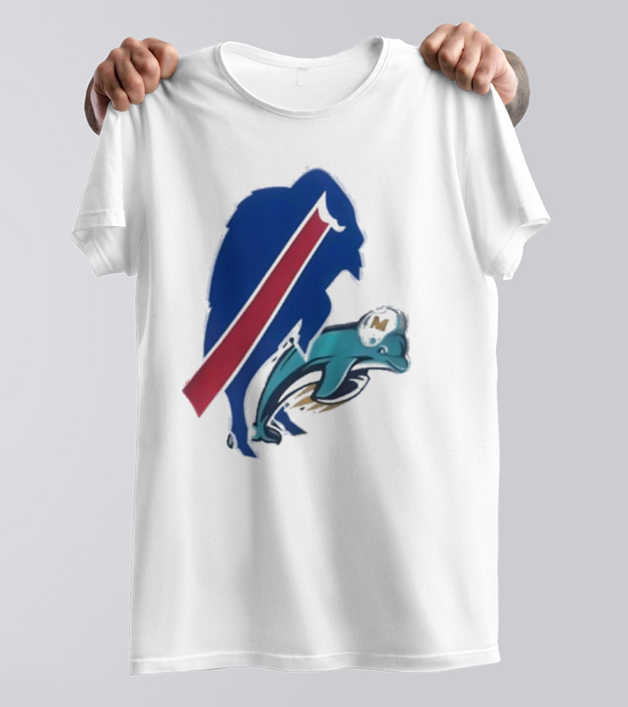Buffalo Bills Doggy Miami Dolphins T-Shirt