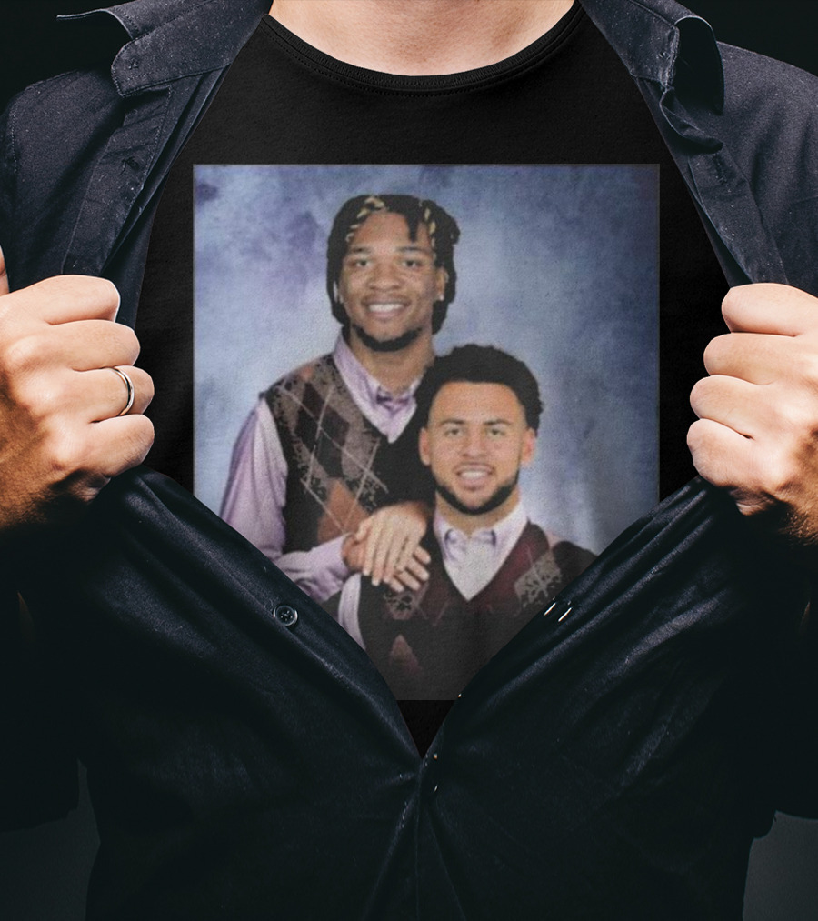Michael Pittman Jr And Anthony Richardson Indianapolis Colts Step Brothers Meme T-Shirt