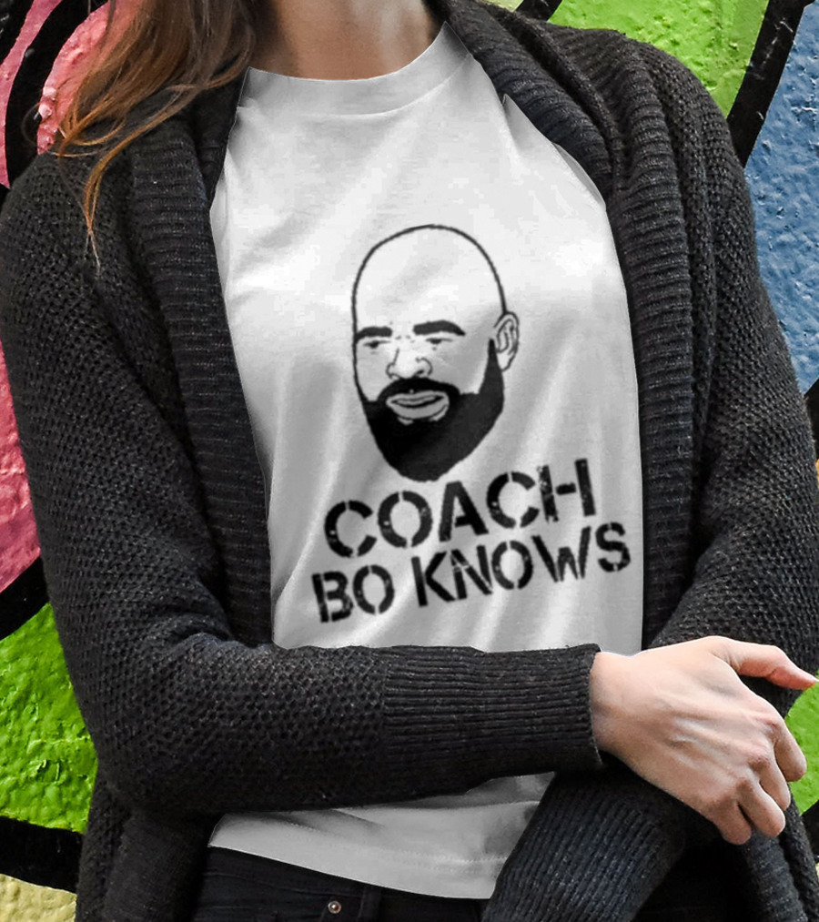 Coach Bo Knows Bald Beard T-Shirt