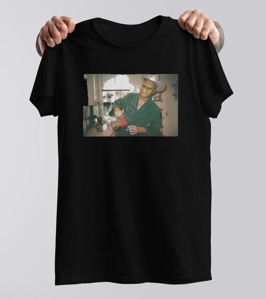 Mac Demarco Lizard Man Pouring Coffee In Kitchen T-Shirt