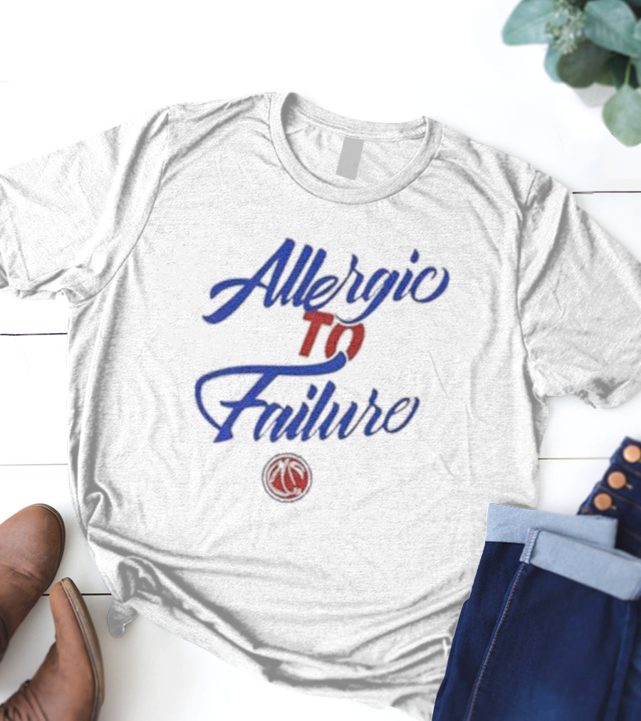 Allergic To Failure Robert Covington Basketball Motif T-Shirt