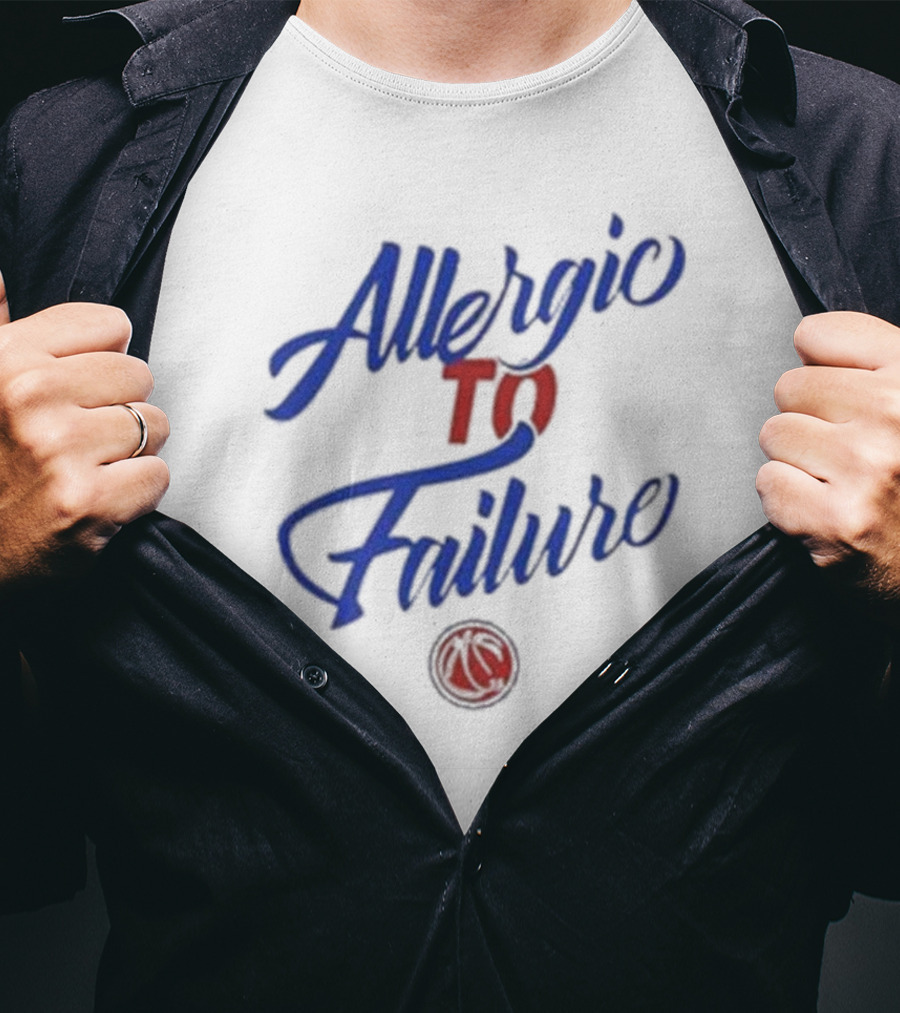 Allergic To Failure Robert Covington Basketball Motif T-Shirt