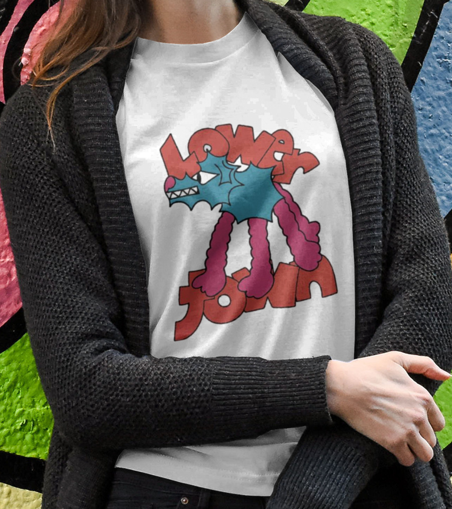 Lowertown Playful Cartoon Dog T-Shirt