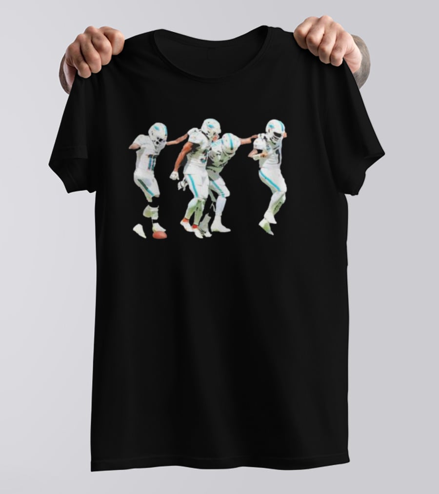 Miami Dolphins Players Celebration Dance Team Spirit T-Shirt
