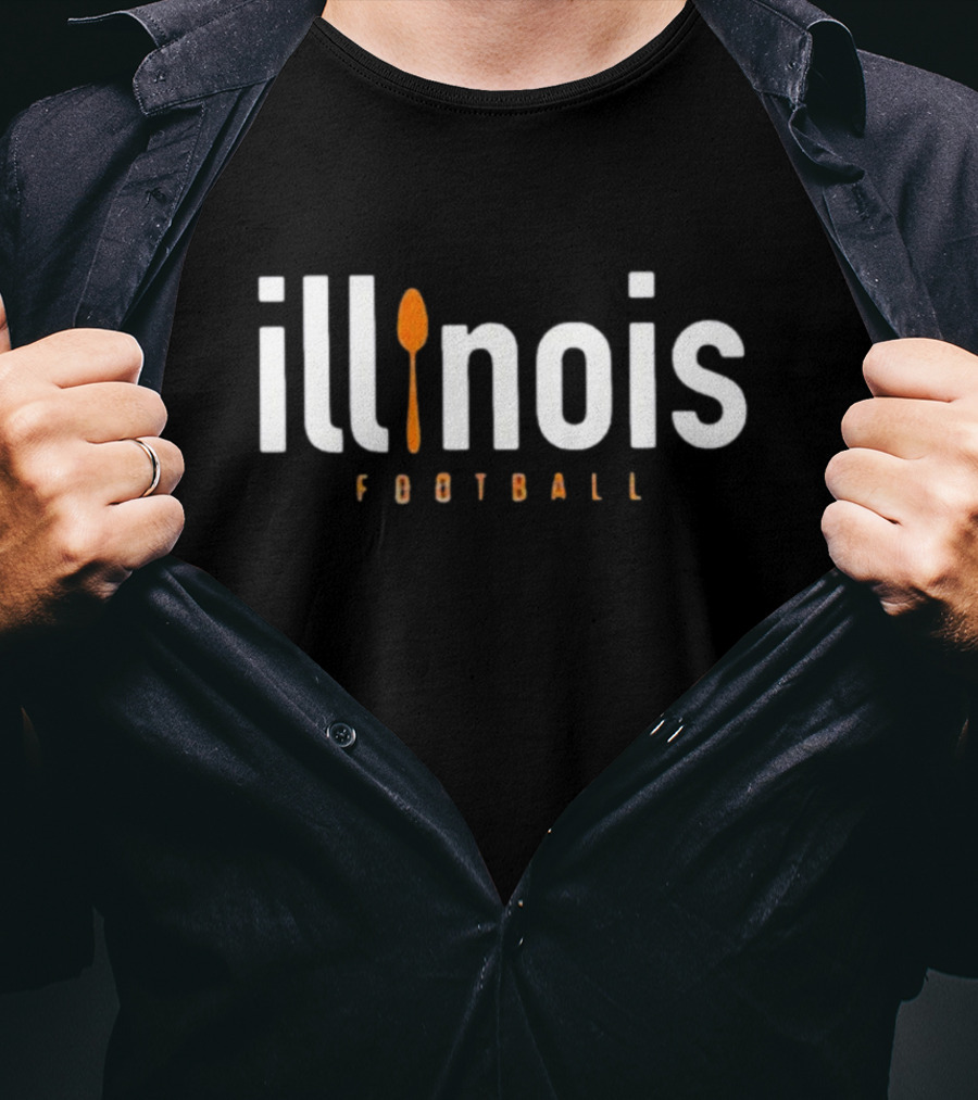 Witherspoon Illinois Football Spoon T-Shirt