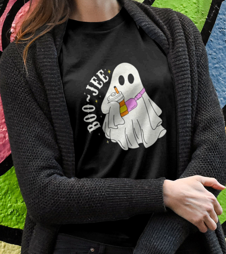 Boo Jee Ghost Cute Funny Halloween Ghost Boo-Jee T-Shirt