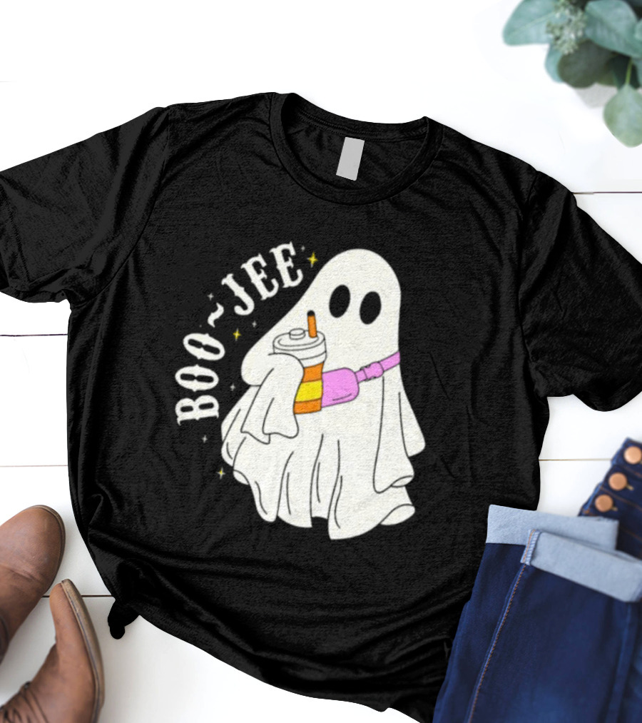 Boo Jee Ghost Cute Funny Halloween Ghost Boo-Jee T-Shirt