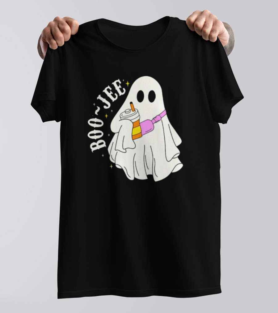 Boo Jee Ghost Cute Funny Halloween Ghost Boo-Jee T-Shirt