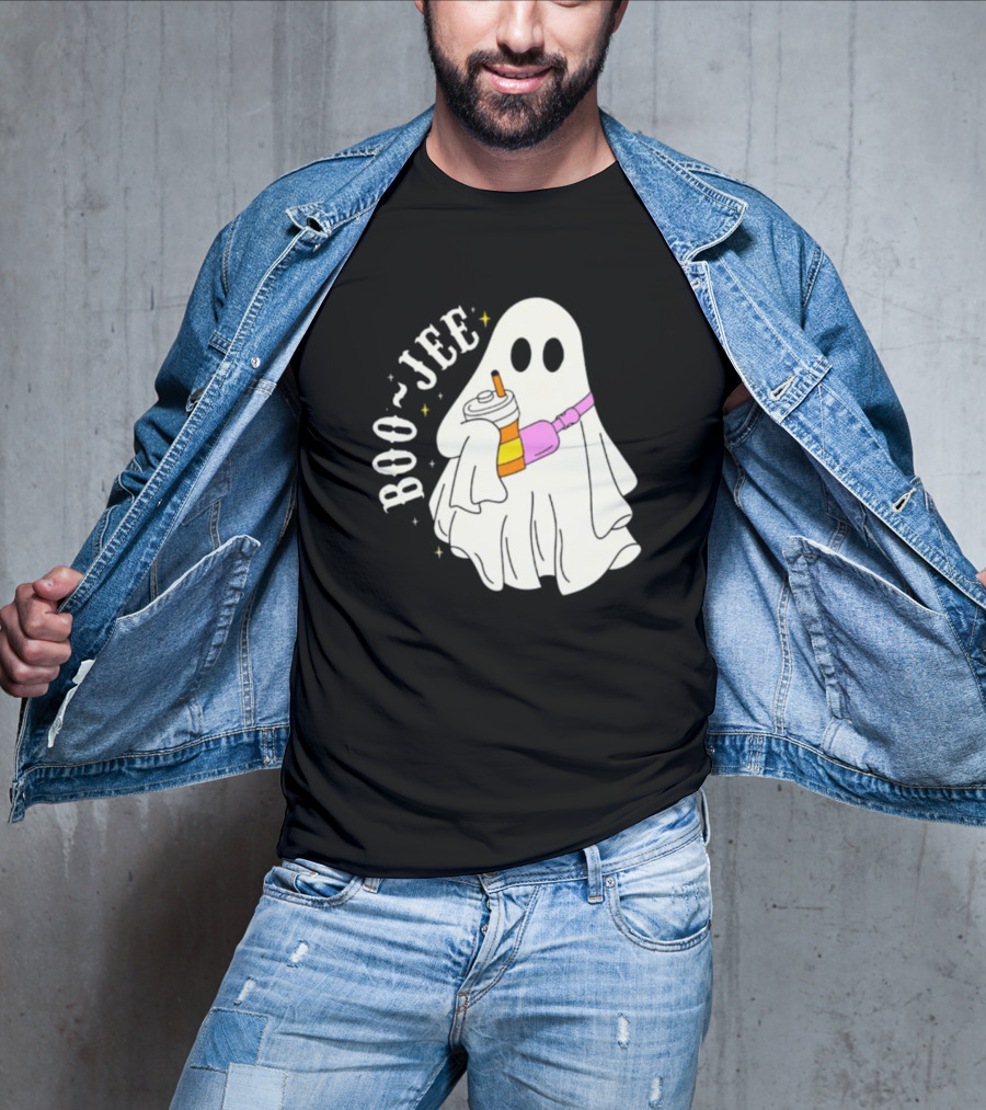 Boo Jee Ghost Cute Funny Halloween Ghost Boo-Jee T-Shirt