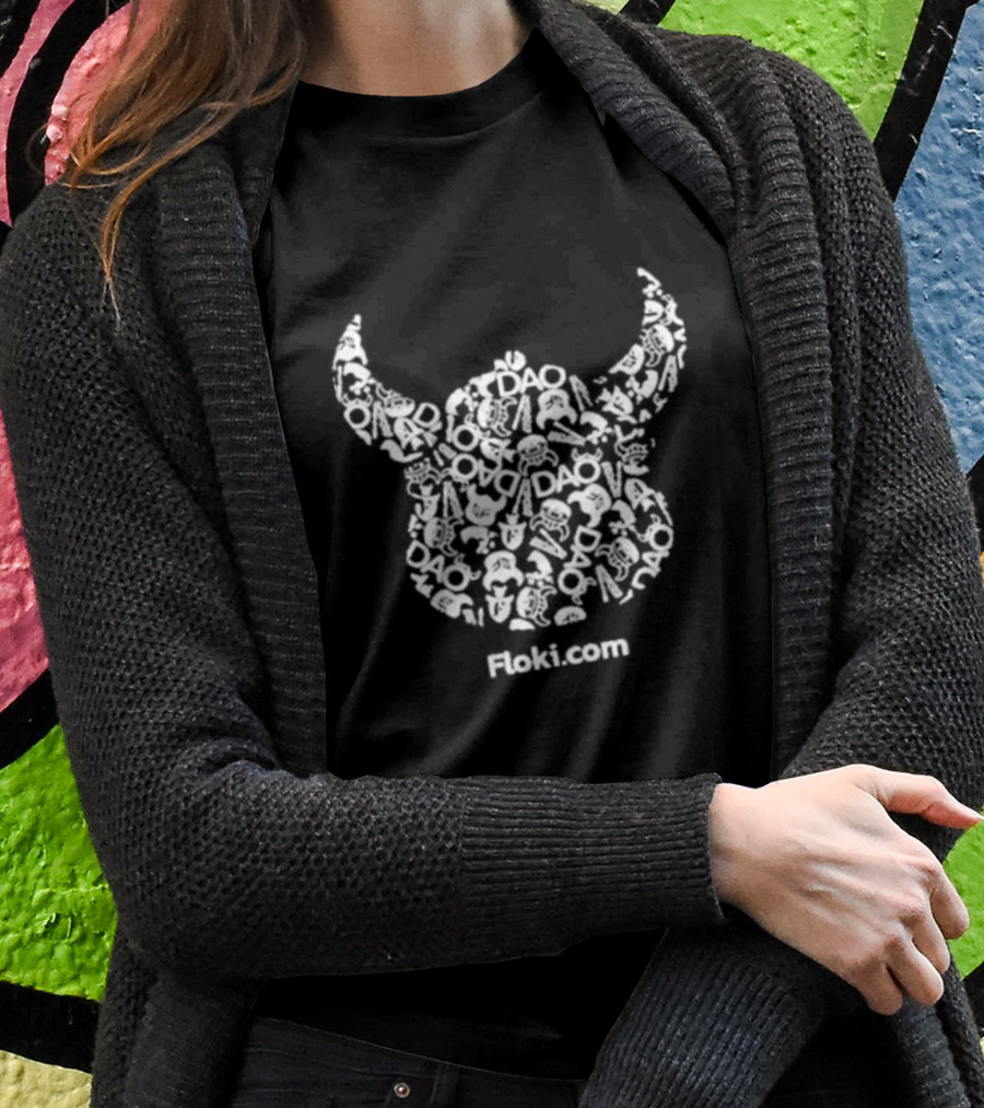 Floki Dao Community Approved Viking Helmet Floki.com T-Shirt