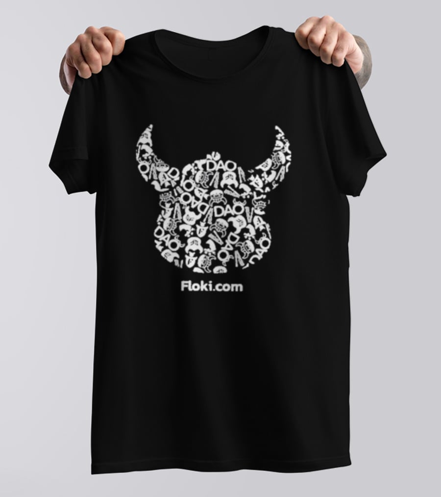 Floki Dao Community Approved Viking Helmet Floki.com T-Shirt