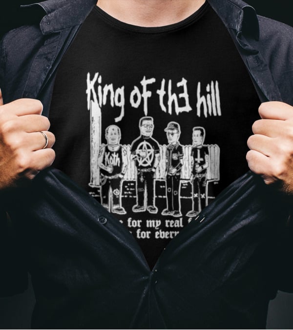 King Of The Hill Propane For My Real Friends Real Pain For Everyone Else KOTH Characters Metal T-Shirt