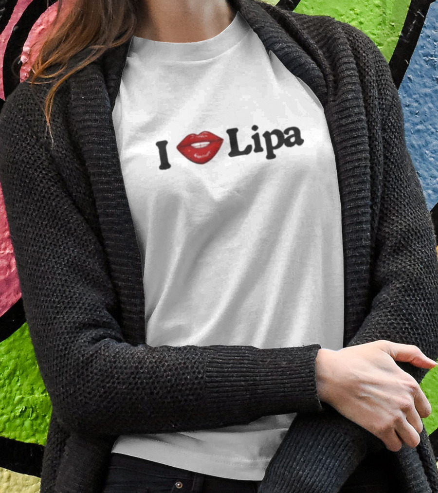 I Lip Lipa Shirt Simplelipa I Love Lipa Red Lips T-Shirt