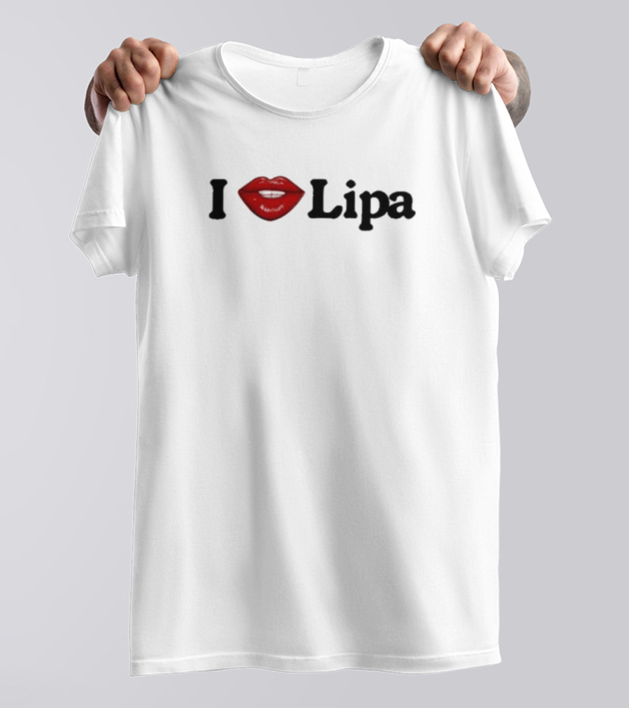 I Lip Lipa Shirt Simplelipa I Love Lipa Red Lips T-Shirt