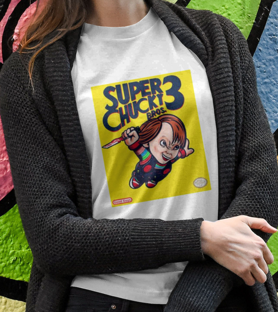 Super Chucky Bros 3 Good Guys Retro Game T-Shirt
