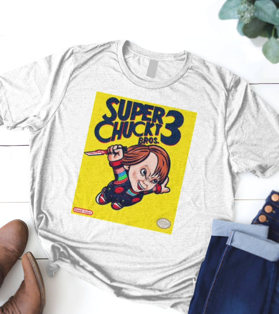 Super Chucky Bros 3 Good Guys Retro Game T-Shirt