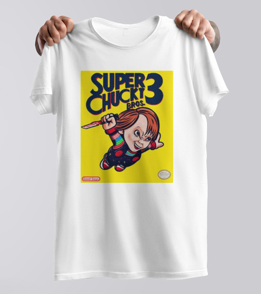 Super Chucky Bros 3 Good Guys Retro Game T-Shirt