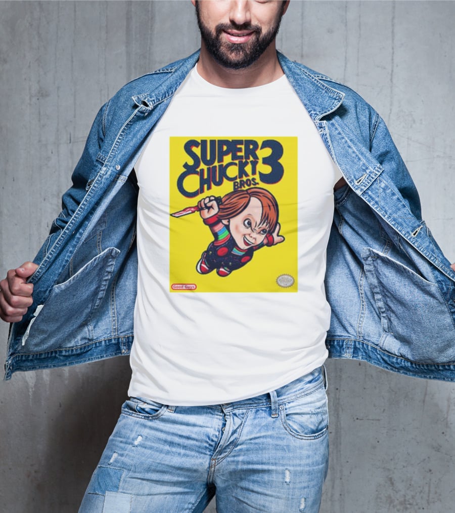 Super Chucky Bros 3 Good Guys Retro Game T-Shirt