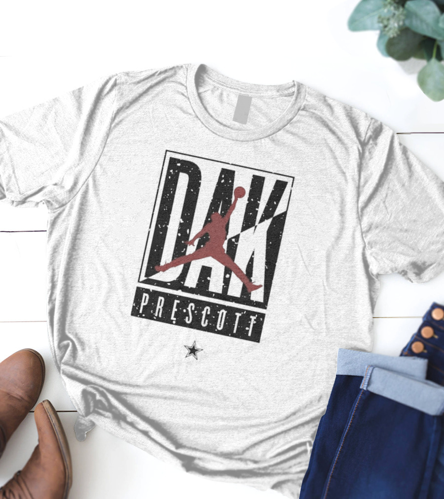 Dak Prescott Dallas Cowboys Jumpman T-Shirt