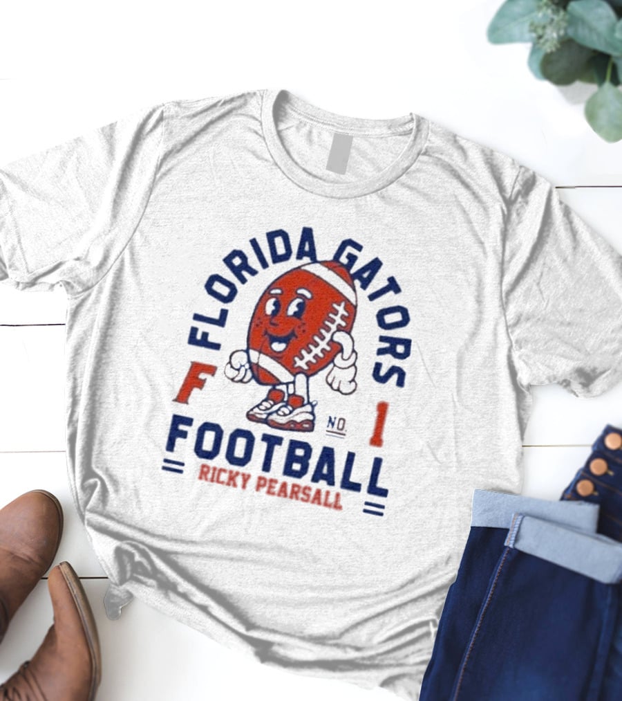 Florida Gators Football No. 1 Ricky Pearsall T-Shirt