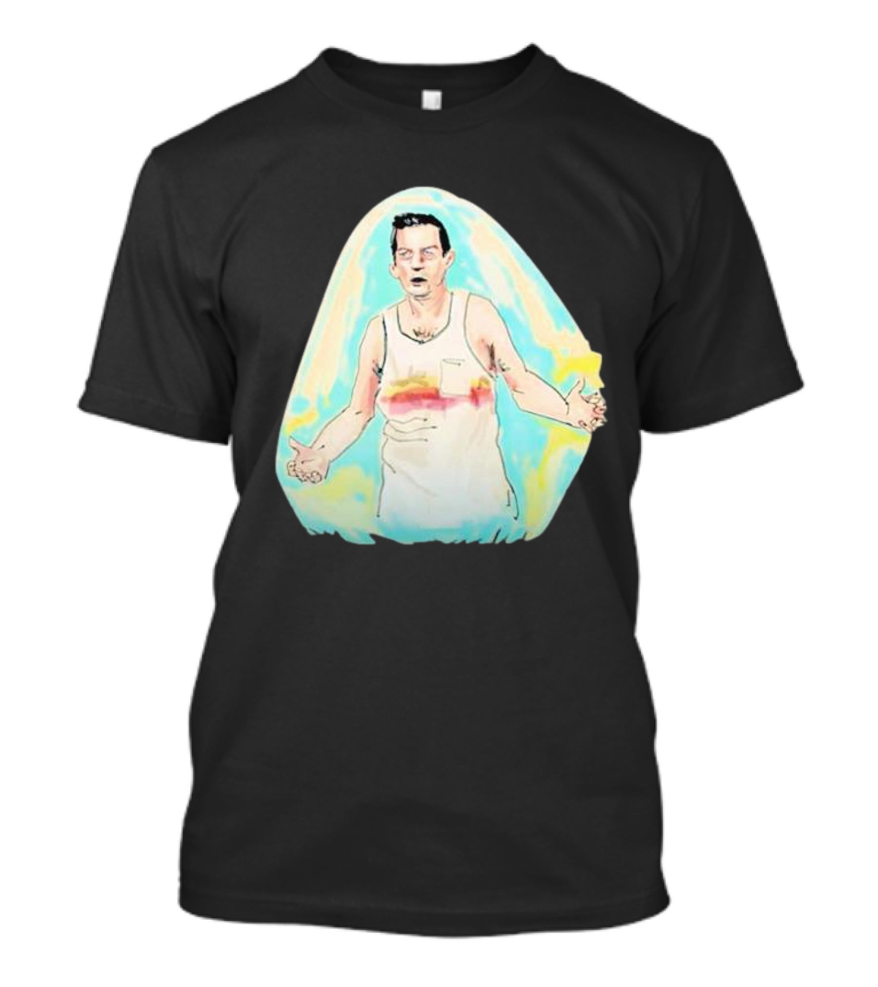 Mike Scollins Aura Character Illustration Tank Top T-Shirt